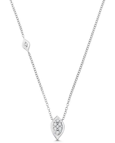 Sara Weinstock Reverie Marquise Diamond Pendant Necklace - Blue