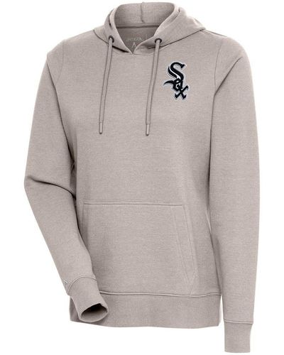 Antigua Chicago White Sox Action Pullover Hoodie At Nordstrom - Gray