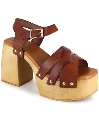 Zigi Marcy Platform Sandal - Brown