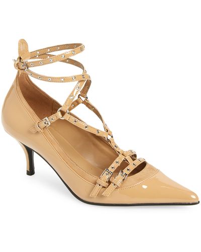 Jeffrey Campbell Resilient Pointed Toe Pump - Natural