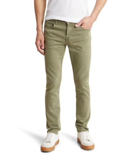 7 For All Mankind Slimmy Slim Fit Jeans - Green