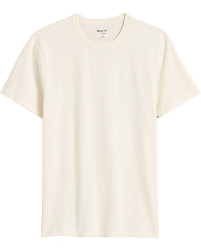 Madewell Allday Garment Dyed Cotton T-shirt - White
