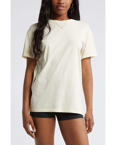 BP. Oversize Cotton T-shirt - White