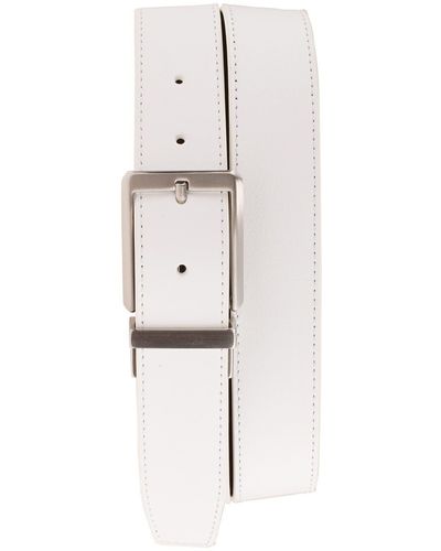 Nike 'core' Reversible Leather Belt - White