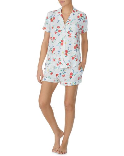 Kate Spade Floral Short Pajamas - White