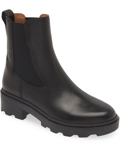 Madewell The Wyckoff Chelsea Lugsole Boot - Black