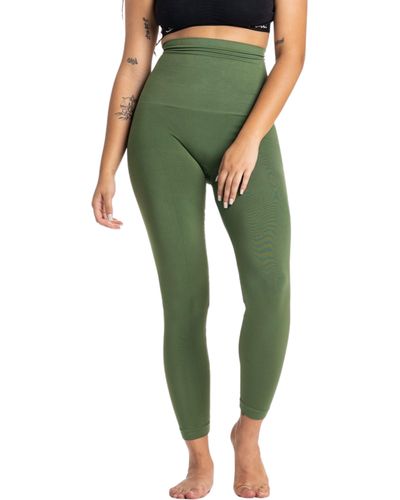 PREGGO LEGGINGS Snapback Postpartum leggings - Green
