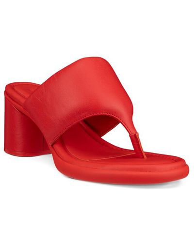 Ecco Sculpted Lx Slide Sandal - Red