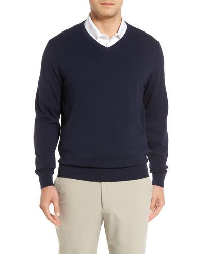 Cutter & Buck Lakemont V-neck Sweater - Blue
