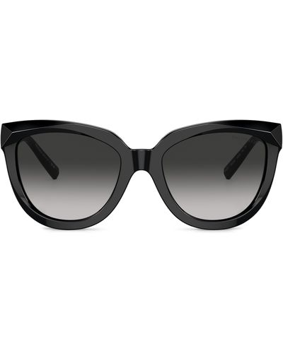 Tiffany & Co. 53mm Gradient Cat Eye Sunglasses - Black