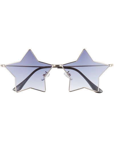 BP. 56mm Gradient Star Sunglasses - Blue