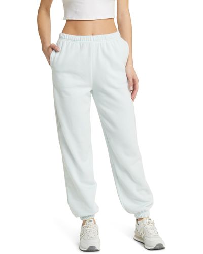 BP. Fleece sweatpants - White