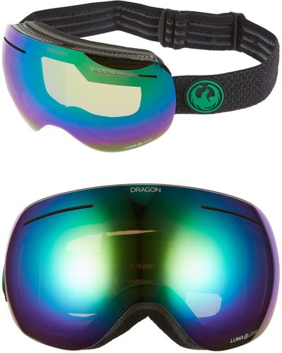 Dragon X1 Frameless Snow goggles - Green