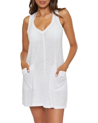 Becca Beach Date Cover-up Dress - White