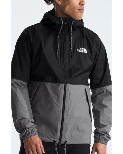 The North Face Antora Water Repellent Hooded Rain Jacket - Black