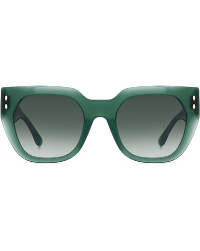 Isabel Marant 53mm Cat Eye Sunglasses - Green