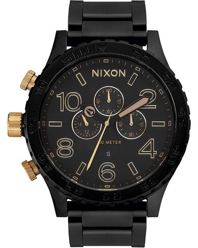Nixon 51-30 Chronograph Bracelet Watch - Black