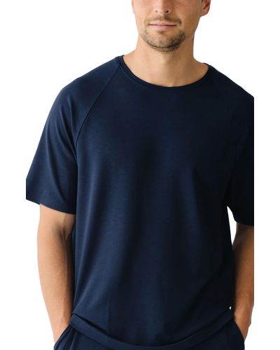 Cozy Earth Ultrasoft Raglan T-shirt - Blue