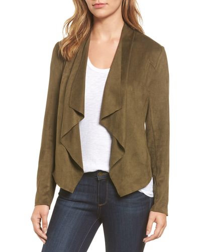 Kut From The Kloth Tayanita Faux Suede Jacket - Natural