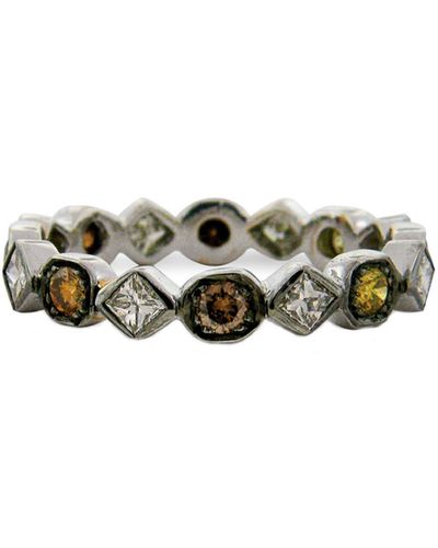 Sethi Couture Diamond Art Deco Ring - Multicolor