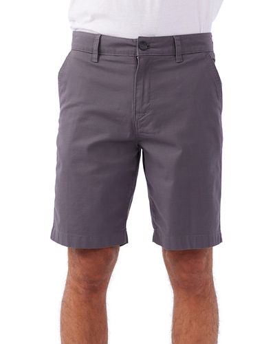 O'neill Sportswear Jay Stretch Flat Front Bermuda Shorts - Blue