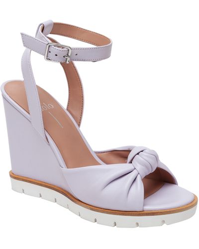 Linea Paolo Eliana Ankle Strap Wedge Sandal - Pink