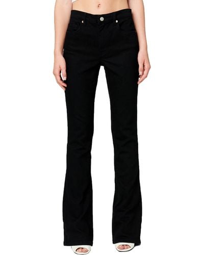 Blank NYC Hoyt Mini Bootcut Jeans - Black