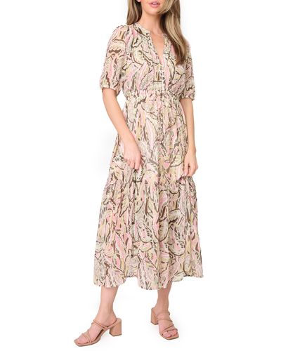 Gibsonlook Kira Drawstring Maxi Dress - Natural