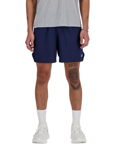 New Balance Rc 7-inch Seamless Running Shorts - Blue