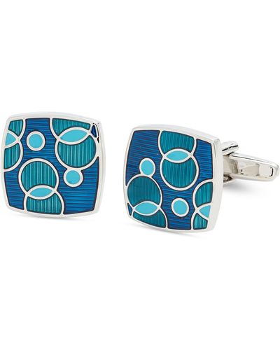 CLIFTON WILSON Circles Cuff Links At Nordstrom - Blue