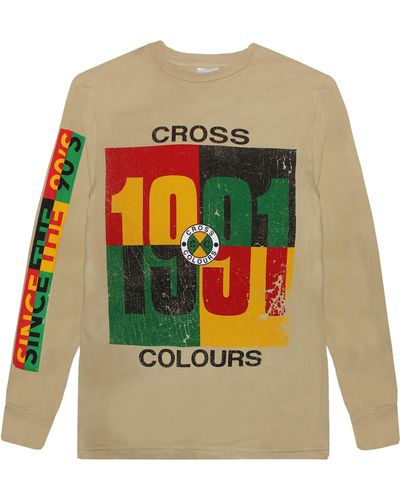 Cross Colours Retro '90s Cotton Graphic Tee - White