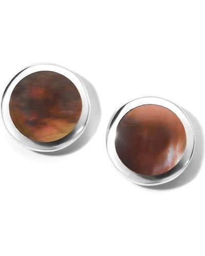 Ippolita Polished Rock Candy Small Stud Earrings - Brown