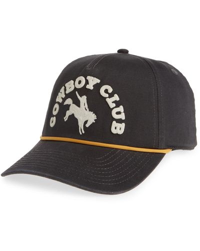 American Needle Cowboy Club Coast Hat - Black