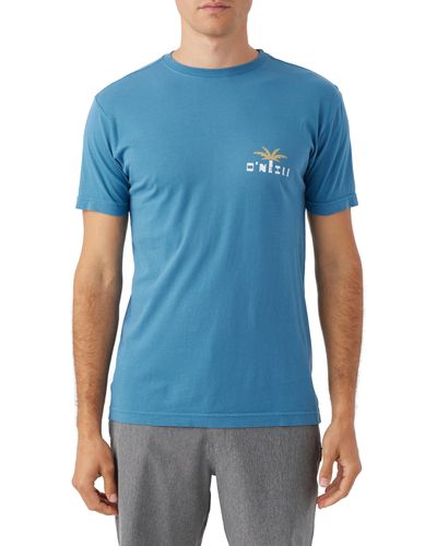O'neill Sportswear Alliance Graphic T-shirt - Blue