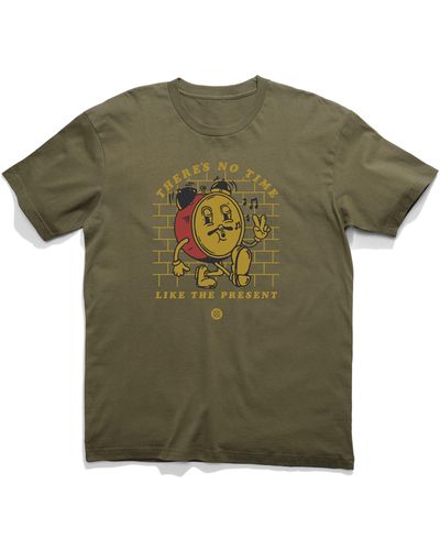 Stance Presence Cotton Graphic T-shirt - Green