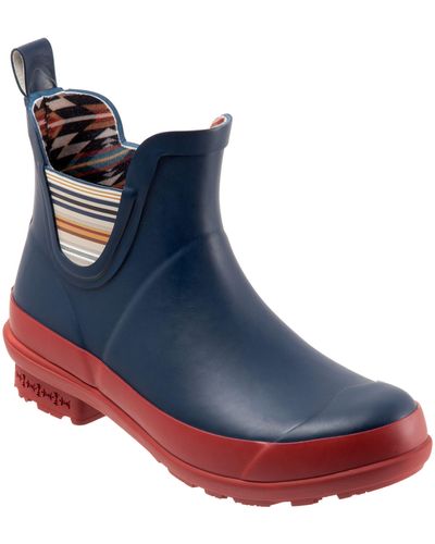 Pendleton Bridger Stripe Waterproof Chelsea Rain Boot - Blue
