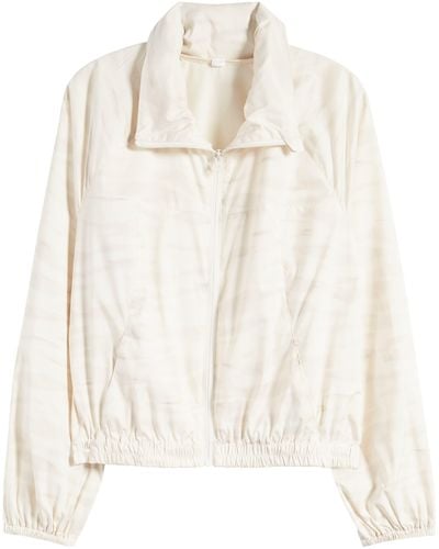 Zella Ace Print Jacket - White