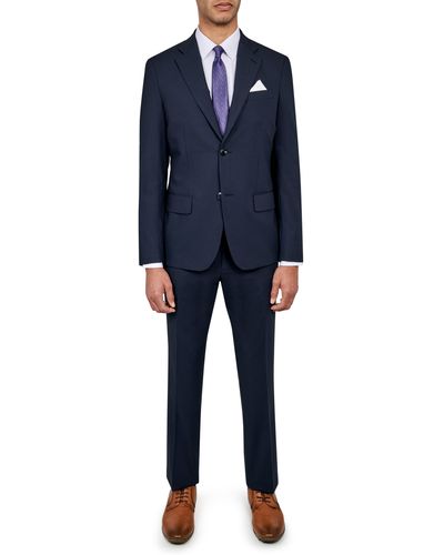 W.r.k. Slim Fit Performance Suit - Blue