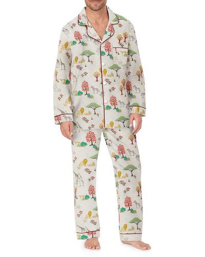 Bedhead Print Organic Cotton Pajamas - Multicolor