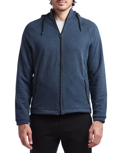 PUBLIC REC Weekend Zip Up Hooded Jacket - Blue