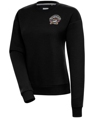 Antigua Erie Seawolves Victory Pullover Sweatshirt At Nordstrom - Black
