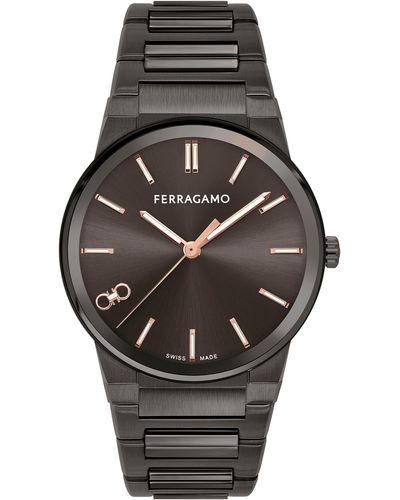 Ferragamo Infinity Sapphire Bracelet Watch - Black