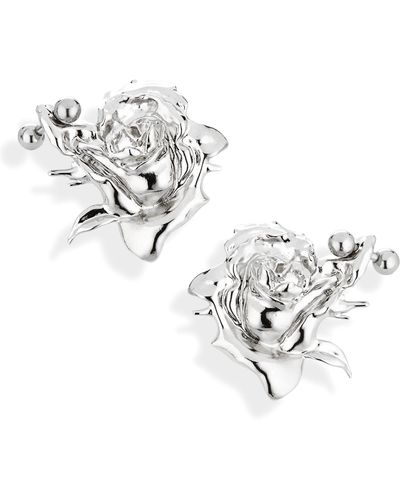 Justine Clenquet Juliet Rose Stud Earrings - Metallic