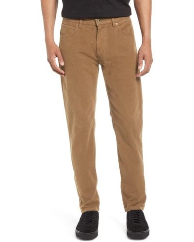 Billy Reid Moleskin Slim Fit Five Pocket Pants - Multicolor