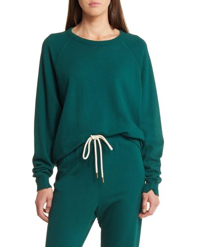 The Great College French Terry Sweatshirt - Green