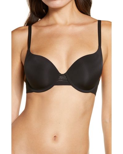 Le Mystere Womens Second Skin Back Smoother T-Shirt Bra - Evening