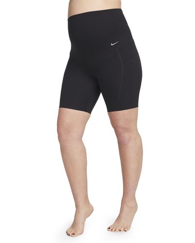 Nike Zenvy Maternity Bike Shorts - Black
