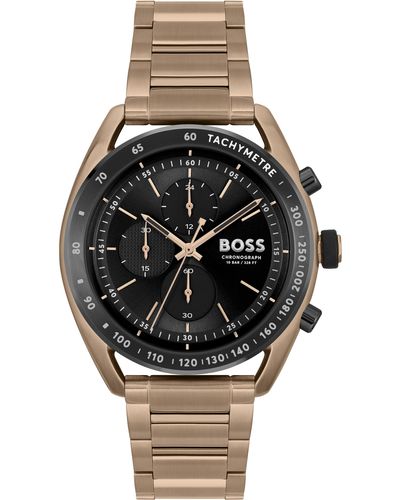 BOSS Center Court Chronograph Bracelet Watch - Black