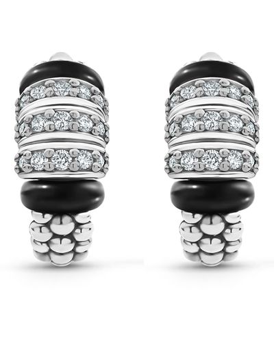Lagos Black Caviar Diamond Earrings