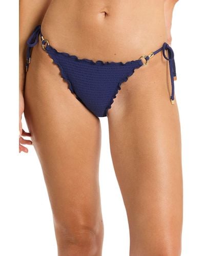 Sea Level Messina Side Tie Bikini Bottoms - Blue